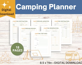 Campingplanerare, Husbilsplanerare, Utskrivbar campingresplan för husbil, Campingplanerare Husbilschecklista, Reseplanerare, Resechecklista, Reseplanerare