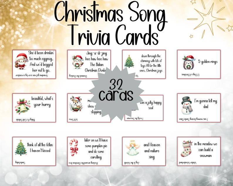 Christmas Song Trivia, Christmas Carol Trivia, Christmas Song Game ...