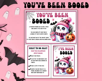 You've been Booed Kit, Halloween Boo Basket, Boo Basket Tag, Boo Box, Coworker Halloween DIY Gift, Boo Your Neighbor Halloween Boo Tag