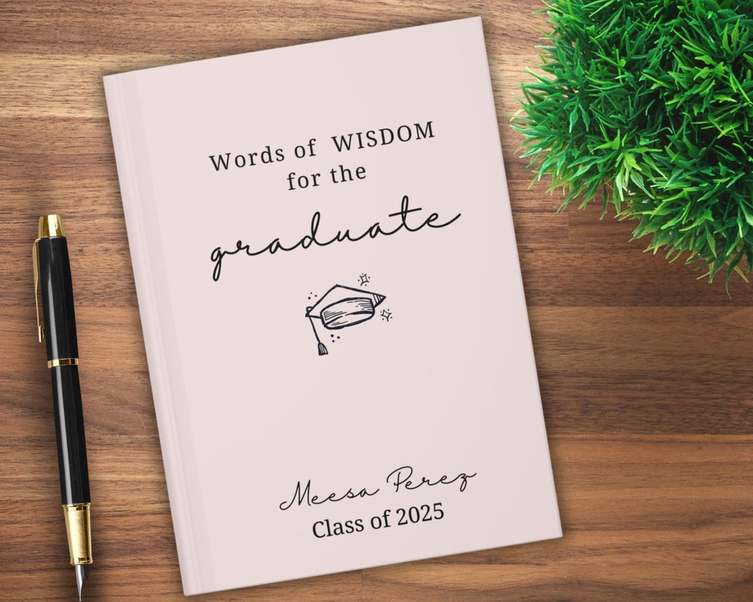 Personalized Graduation Guest Book Memory Keepsake Gift for the ...