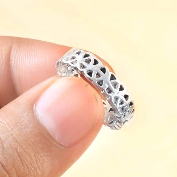 Bague celtique, bague en argent pour femme, anneau celtique
