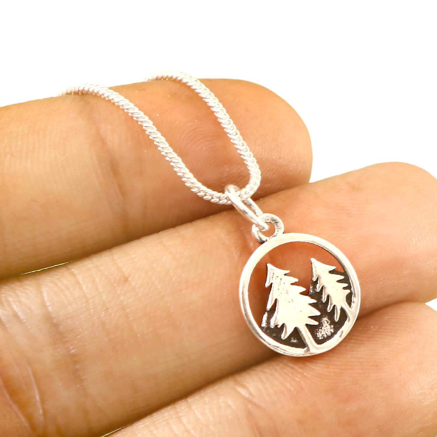Pine tree necklace from hallmark movie deals
