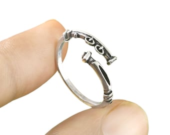 Flute Ring, Adjustable Ring, Flute Jewelry, Music Ring, Music Lovers, Music Gift