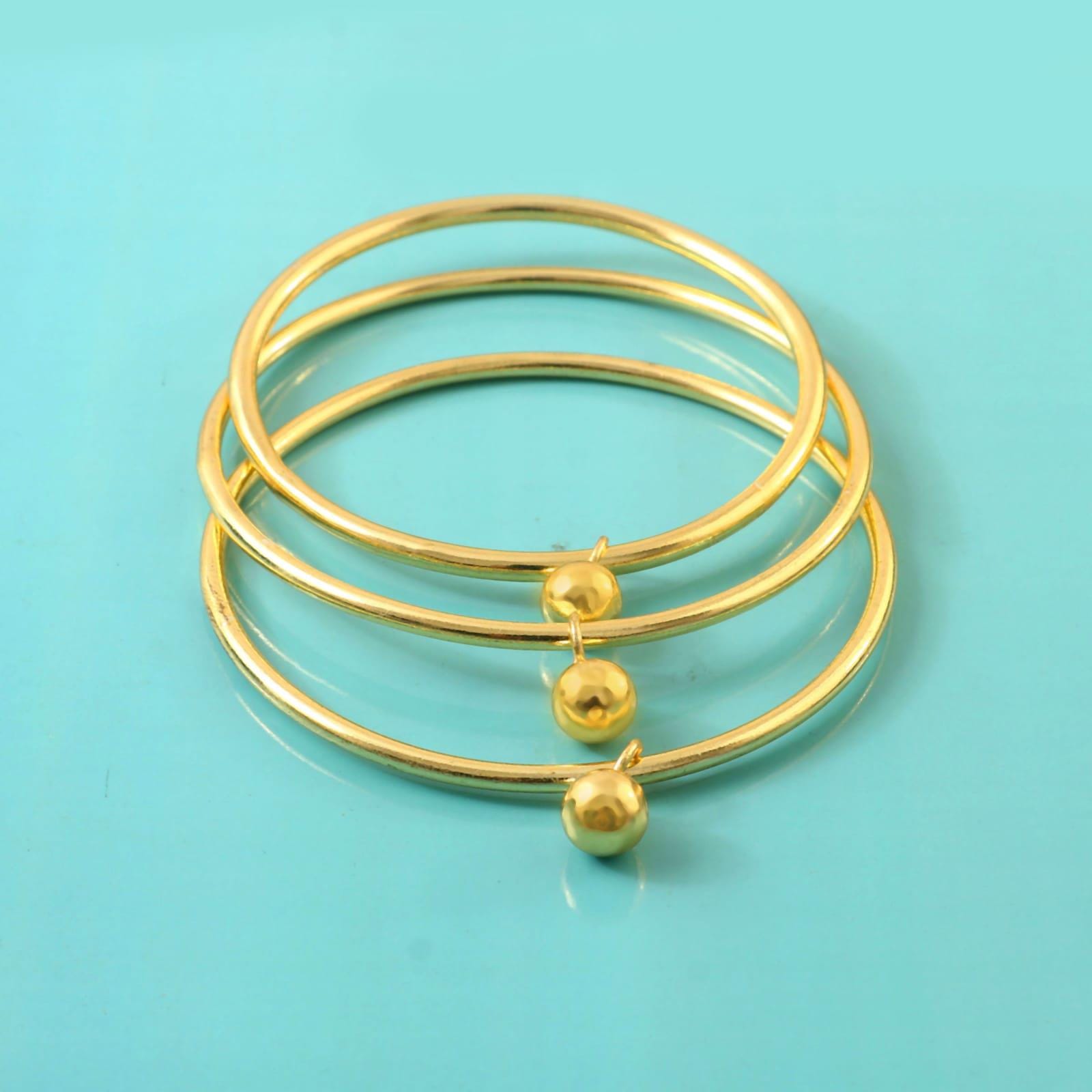 African Brass Bangles, Adjustable Stackable Bracelets, Gold Silver