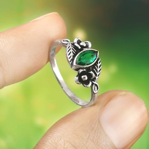 Boho Ring Damen Ringe Modeschmuck Breiter Gemusterter Ring-offene