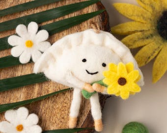 Sunflower Pierogi Ornament