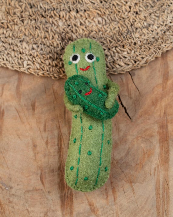 Pickle With Baby Pickle Ornament