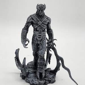 Soul Reaver Kain Sculpture, Fantasy Figure, Lover Gift, Christmas gift, Collectible Comics Figure