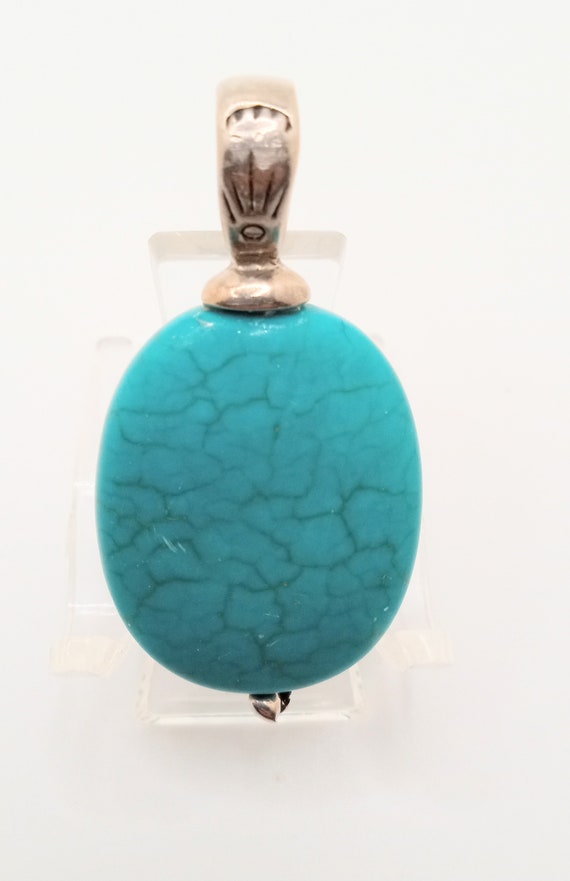 Vintage Silpada Turquoise Sterling Silver Pendant