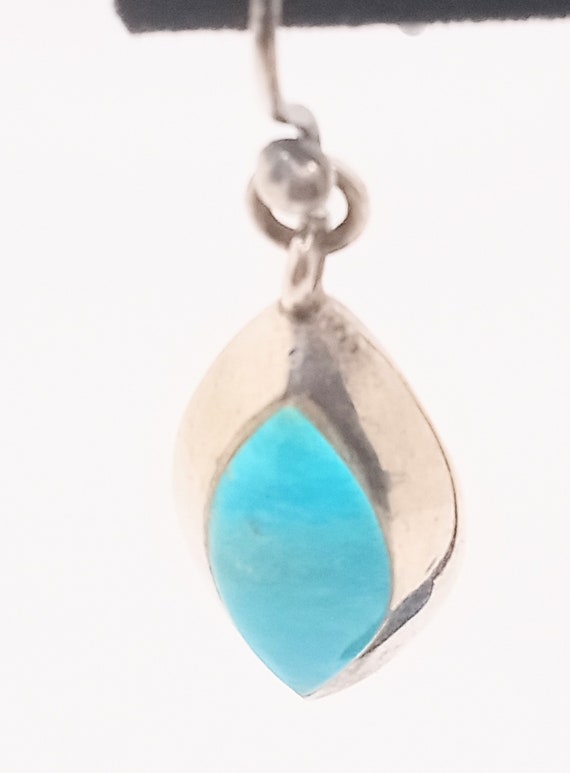 Melanie Barse Turquoise Sterling Silver and Leath… - image 5