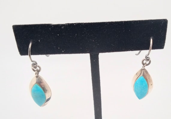 Melanie Barse Turquoise Sterling Silver and Leath… - image 1