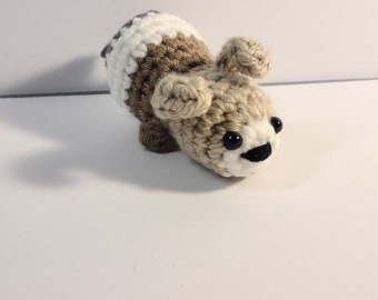 Handmade Amigurumi Mini Dog Stuffed Animal