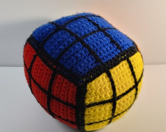 Handmade Amigurumi Cube Stuffed Animal/Pillow