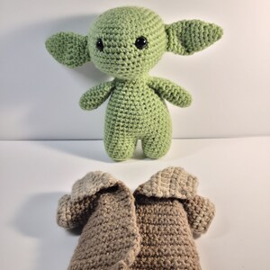 Handmade Amigurumi Alien Stuffed Animal image 4