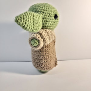 Handmade Amigurumi Alien Stuffed Animal image 5