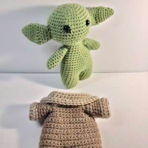 Handmade Amigurumi Alien Stuffed Animal image 7