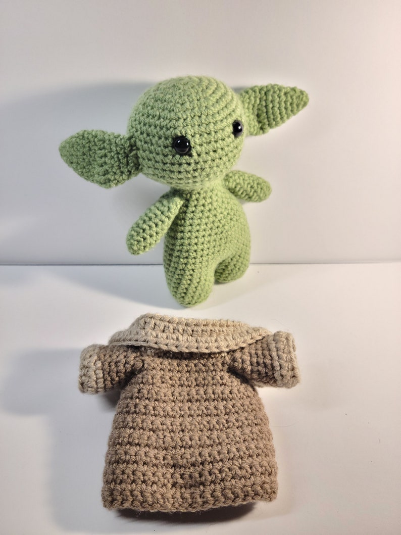 Handmade Amigurumi Alien Stuffed Animal image 7