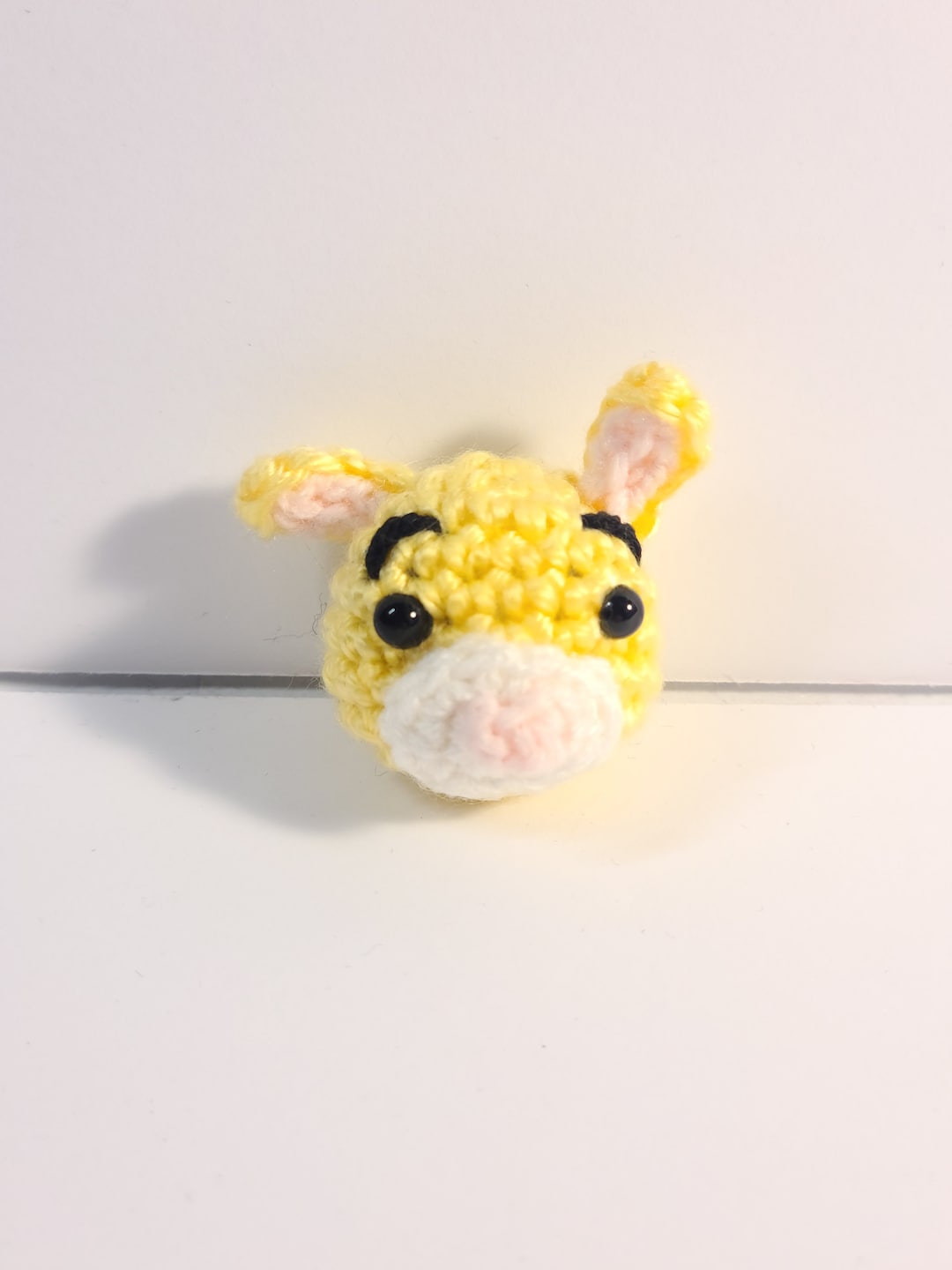 Handmade Amigurumi Mini Rabbit Head Stuffed Animal - Etsy