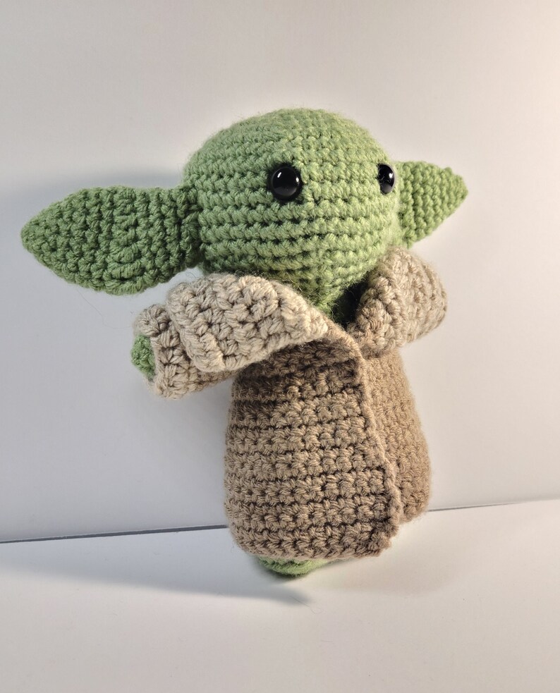 Handmade Amigurumi Alien Stuffed Animal image 1