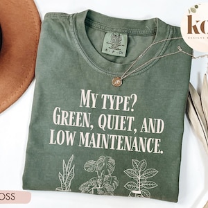 Gardening Shirt, Plant Shirt, Plant Lover Gift, Gift For Gardeners, Botanical Shirt, Gardening Shirt, garden lovers shirt, Plant Lover Shirt