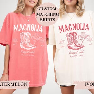 Custom Cowgirl Bachelorette Shirts, Western Bride Squad Tee, Personalized Bach Trip Comfort Colors® Shirt, Dallas Texas Bride Party Gift