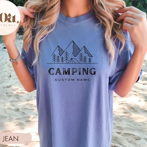 Custom Camp Shirt, Camping Crew 2025 Shirt, Camp Life Shirt ,Camping Friend Gift, Summer Camp Shirt, Camping Party, Matching Camping Tee
