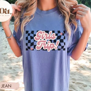 Girls Trip 2025, Girl&#39;s Weekend 2025, Besties-reis, meisjesweekend vakantie shirt, meisjesweekendtrip, shirt Vacay Mode, aangepast meisjesfeest