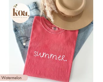 Summer shirt summer Women Tee, Beach Life Gift for Her, Summer Trendy Shirt, Distressed Beach Mom Gifts sunny day summer vibes t-shirt