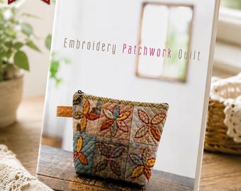 PDF de patchwork y acolchado vintage / Patrones de apliques / Revista japonesa de manualidades / Proyectos de acolchado / Descarga digital