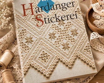 Hardanger Stickerei PDF | Japanese Hardanger Embroidery Book | Vintage Needlework Patterns | Instant Digital Download