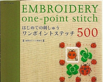 Livre japonais / Broderie au point en un point (format PDF)