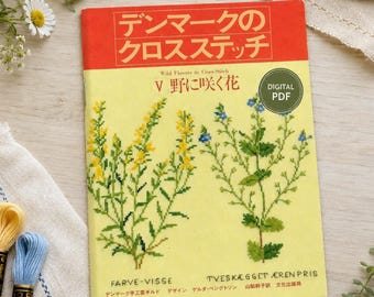 Wild Flowers Cross Stitch PDF Bundle | Gerda Bengtsson Botanical Patterns