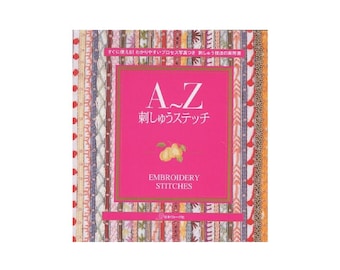 Japanisches Buch / A-Z von Stickstichen (PDF-Format)