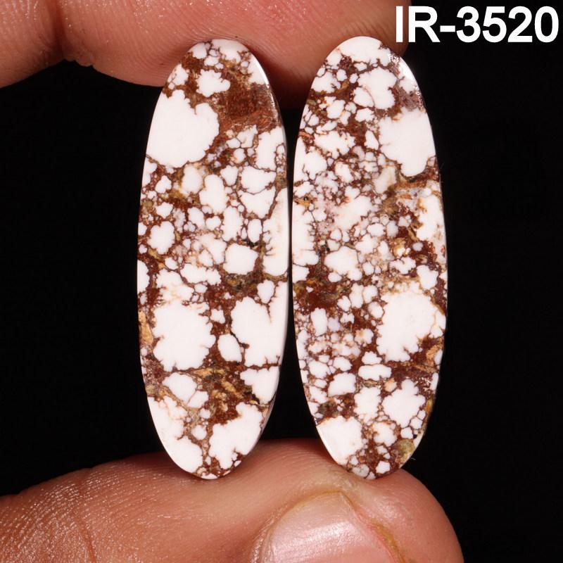 Wild Horse Jasper Gemstone Pairs, Oval Matched Stone Set - Etsy