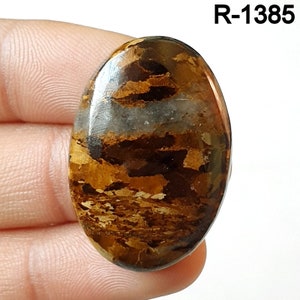 Top Quality Bronzite Cabochon - Smooth Polished Flat Back Polished - Beautiful Bronzite Crystal for jewelry Make Pendant