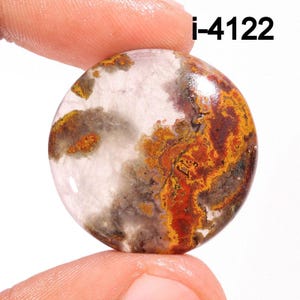 Natural Mexican Flame Agate Cabochons - Flame Agate Cabochon - Smooth Polished Cabochon- Flame Agate Crystal for Making jewelry Supply etc.