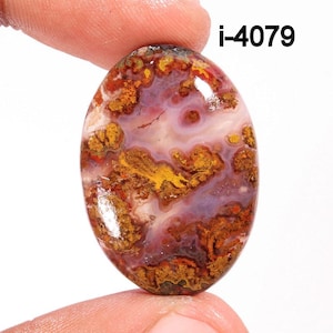 Natural Mexican Flame Agate Cabochons - Flame Agate Cabochon - Smooth Polished Cabochon- Flame Agate Crystal for Making jewelry Supply etc.