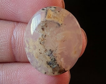 Natural Tiger Dendritic Agate Cabochon - Smooth Polished Cabochon- tiger Dendritic Agate Crystal for jewelry and make pendant 24x20x6mm 22Ct
