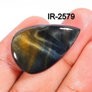 Rare Quality Natural Multi Tiger Eye Cabochon - Smooth Polished Flat Back Cabochon- Beautiful Multi Tiger Crystal for making jewelry
