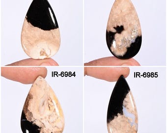 Natural Palm Root Agate Cabochon Natural Loose Gemstone Jewelry Making