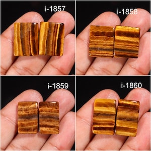 Top Quality Natural Multi Tiger Eye Cabochon - Smooth Polished Flat Back Cabochon- Beautiful Multi Tiger Crystal for making jewelry