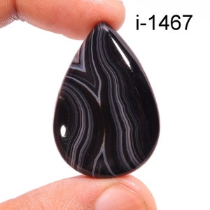 Natural Black Botswana Agate Gemstone Pairs, Designer Botswana Agate Crystals, Orange Botswana Gemstone For Jewelry Making Supply, Earrings