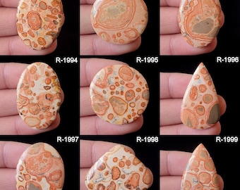 Cabochon di diaspro cobra naturale – Pietra preziosa lucidata per gioielli