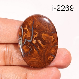 Natural Boulder Opal Gemstone, Boulder Opal Smooth Polished Loose Gemstone, Designer Crystal for Pendant, Necklace For Making Jewelry supply