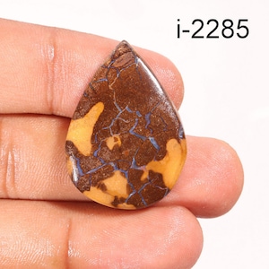 Natural Boulder Opal Gemstone, Boulder Opal Smooth Polished Loose Gemstone, Designer Crystal for Pendant, Necklace For Making Jewelry supply