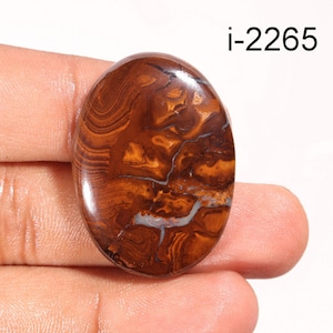 Natural Boulder Opal Gemstone, Boulder Opal Smooth Polished Loose Gemstone, Designer Crystal for Pendant, Necklace For Making Jewelry supply