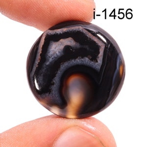 Natural Black Botswana Agate Gemstone Pairs, Designer Botswana Agate Crystals, Orange Botswana Gemstone For Jewelry Making Supply, Earrings