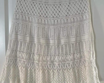 Handmade skirt by crochet