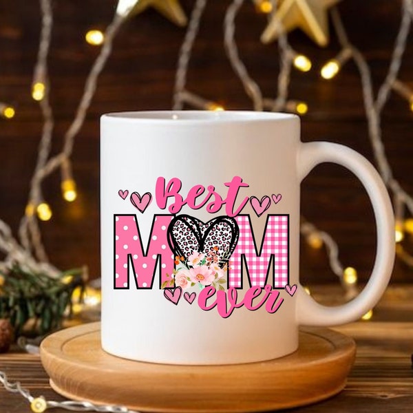 Best Mom Ever , Mother's day gift ,Love for Mom Svg ,Floral Heart Sublimation PNG for Best Mom,Gifts For Mother's Love Svg Digital Gift Free