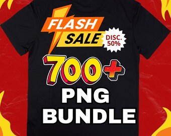 Pacchetto PNG da 700 Retro anni '70 - Disegni per magliette vintage per Cricut e sublimazione - Download immediato!